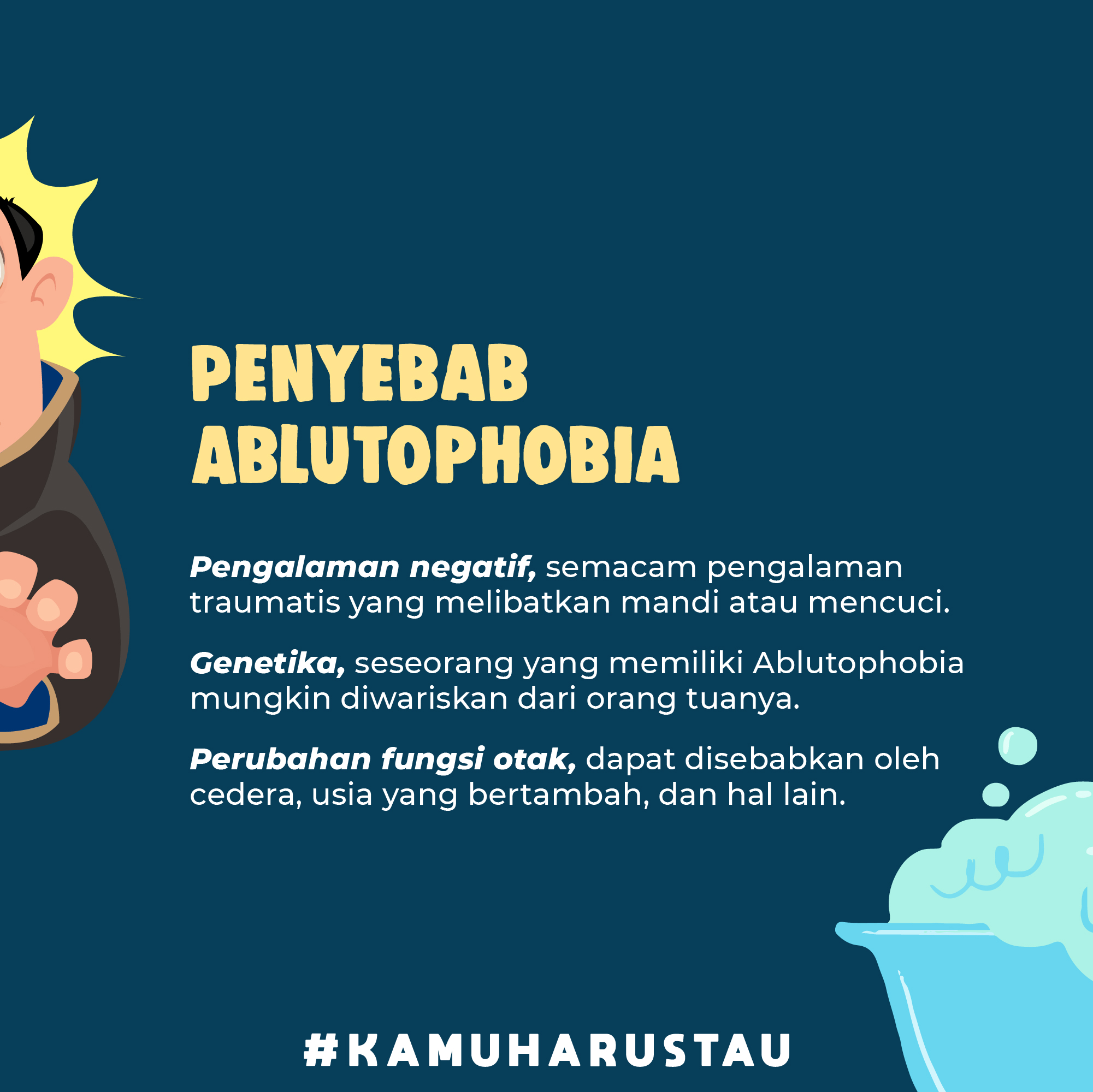 Ablutophobia, Fobia Yang Takut Mandi! Indozone.id