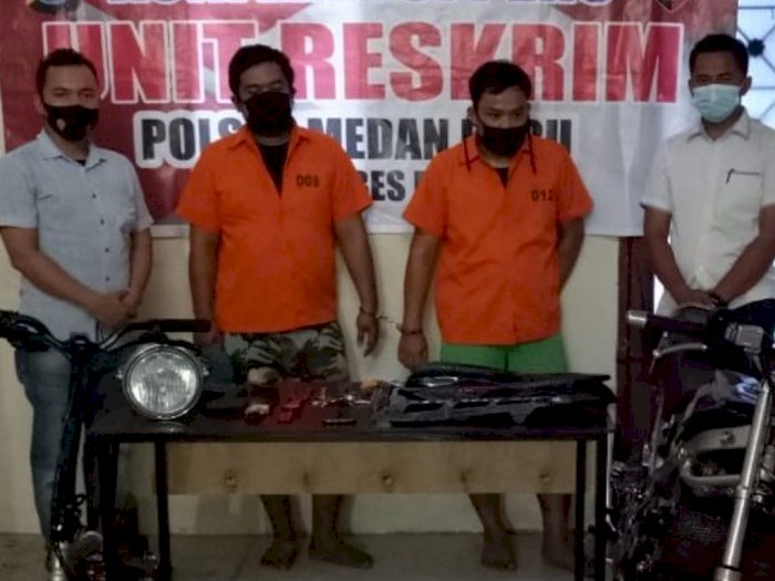 Dua Pria Ditangkap Mencoba Curi Sepeda Motor