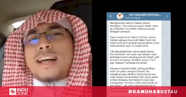 Ustadz Maaher Habib Luthfi Diduga Telah Menghina Habib