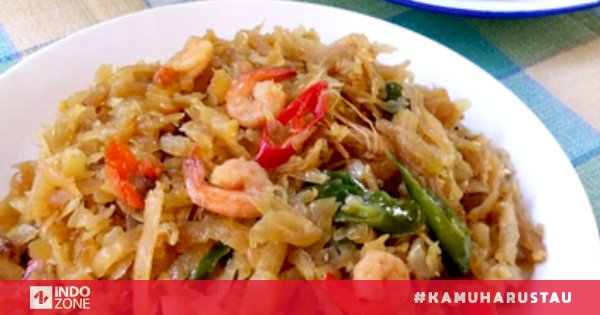 Resep Tumis Pepaya Udang Sajian Lezat Untuk Makan Siang Indozone Id