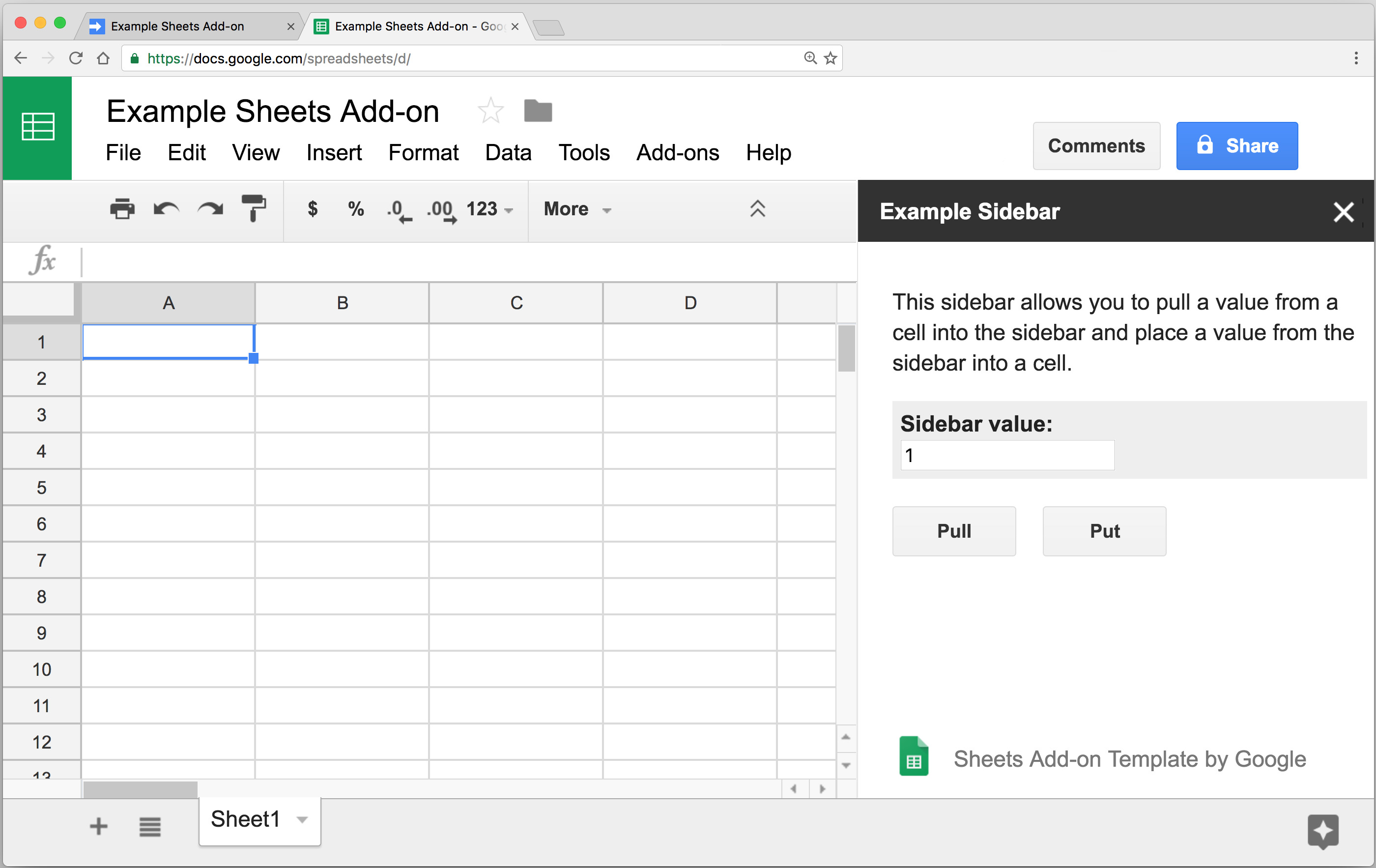 Google Sheets