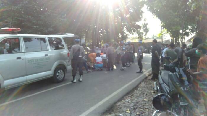 Anggota Polri diduga dibacok di Pondok Rangon, Jakarta Timur. (dok Istimewa). Anggota Polri diduga dibacok di Pondok Rangon, Jakarta Timur. (dok Istimewa).