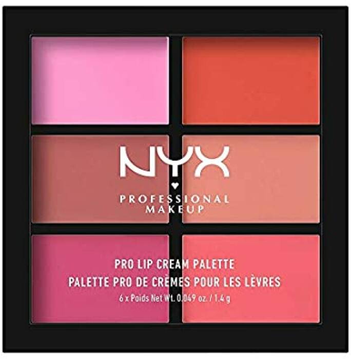 NYX Professional Makeup Pro Lip Cream Palette in The Pinks (Amazon.com) NYX Professional Makeup Pro Lip Cream Palette in The Pinks