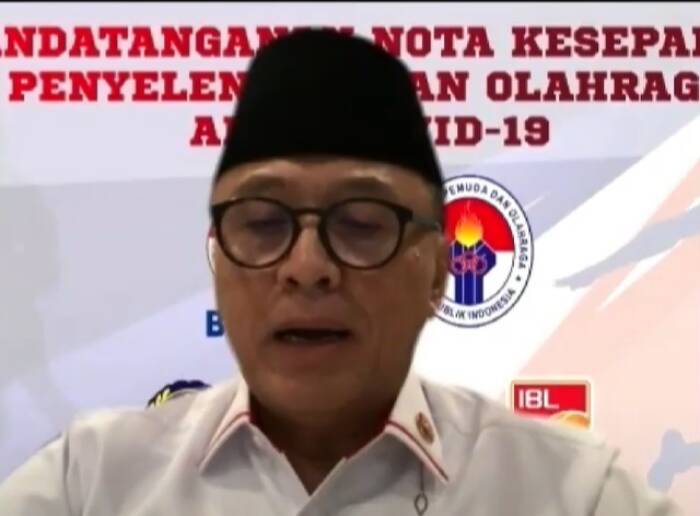 Ketua Umum PSSI Komisaris Jenderal Polisi (purnawirawan) Dr. Drs. H. Muhamad Iriawan, S.H., M.M., MH. (Youtube/BNPB). Ketua Umum PSSI Komisaris Jenderal Polisi (purnawirawan) Dr. Drs. H. Muhamad Iriawan, S.H., M.M., MH.