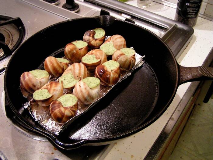 Ilsutrasi hidangan siput. (Flickr/Craig Hatfield) Ilsutrasi hidangan siput. Manfaat bekicot.