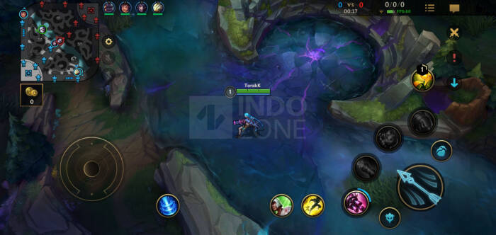 Gameplay League of Legends: Wild Rift (photo/INDOZONE/Ferry) Gameplay League of Legends: Wild Rift