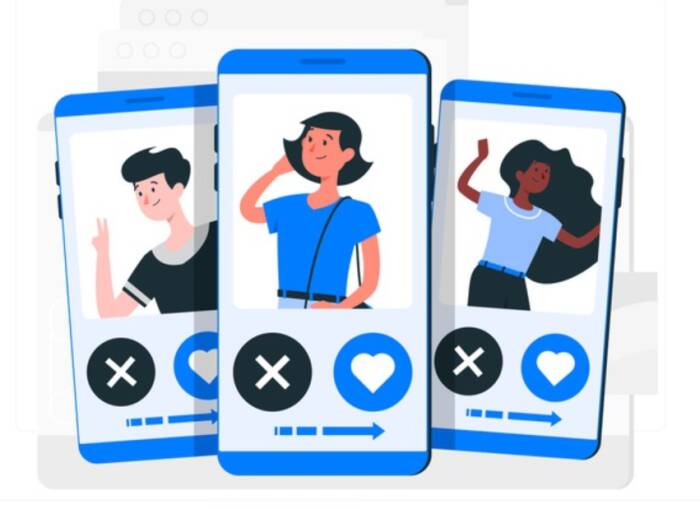 Ilustrasi kenalan melalui Tinder. (Freepik). Ilustrasi kenalan melalui Tinder. (Freepik).