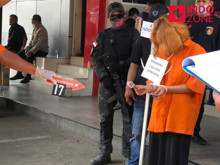 rekonstruksi kasus mutilasi Kalibata City di Polda Metro Jaya, Jakarya, (INDOZONE/Samsudhuha Wildansyah) rekonstruksi kasus mutilasi Kalibata City di Polda Metro Jaya, Jakarya,