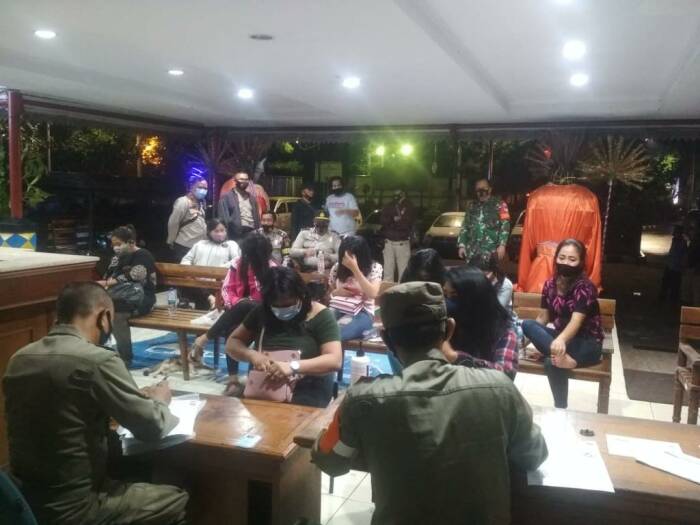 Tempat hiburan malam di Jakbar dirazia. (Dok. Humas Polres Jakarta Barat) razia