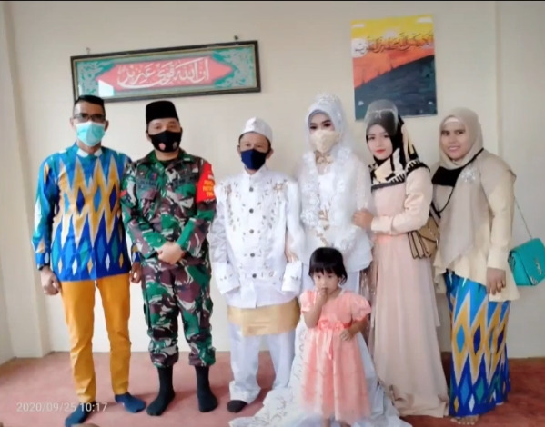 Pasangan pengantin sah menjadi suami istri viral, video viral, pernikahan