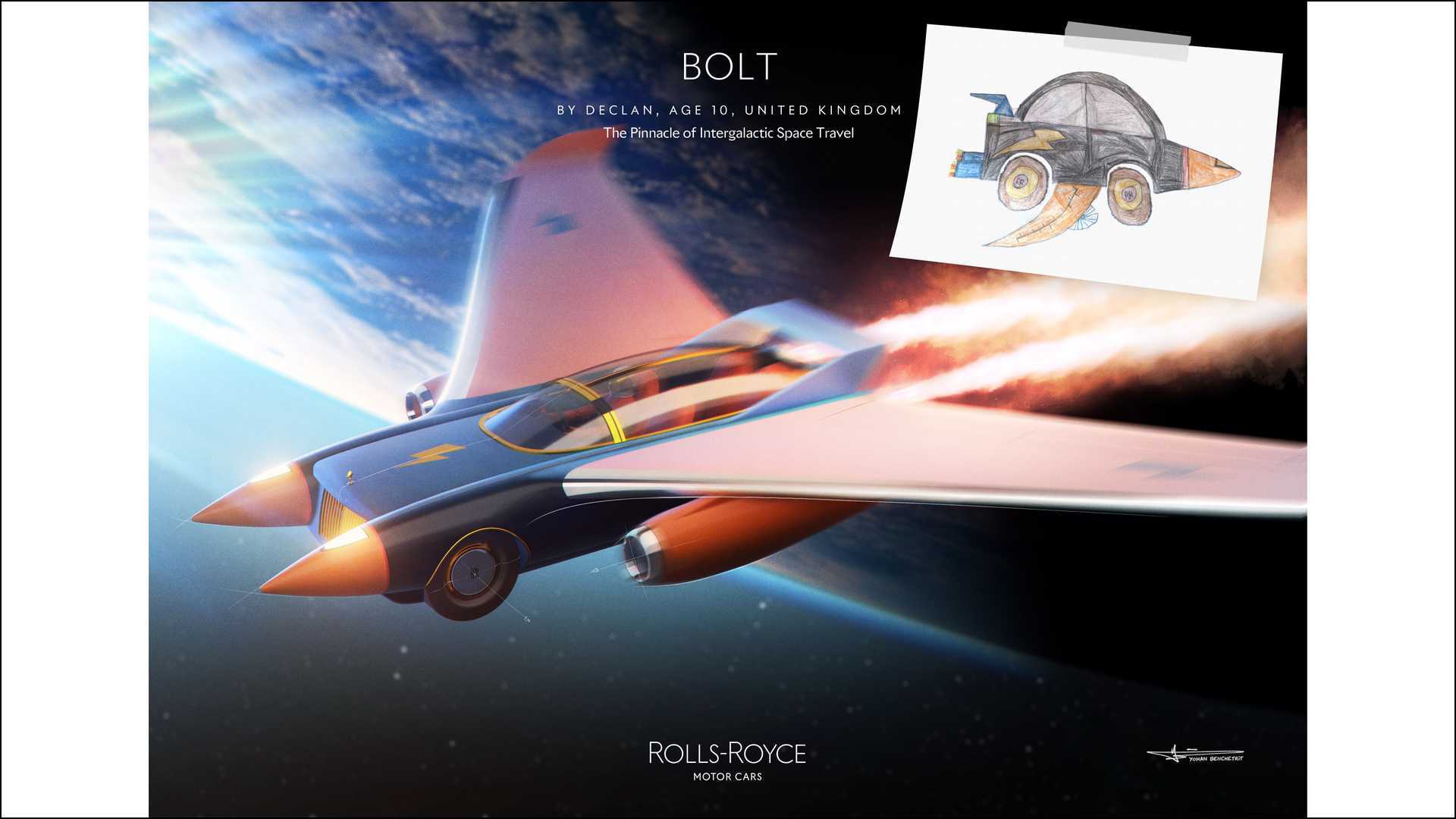Salah satu konsep render mobil futuristik dari Rolls-Royce (photo/Rolls-Royce) Salah satu konsep render mobil futuristik dari Rolls-Royce