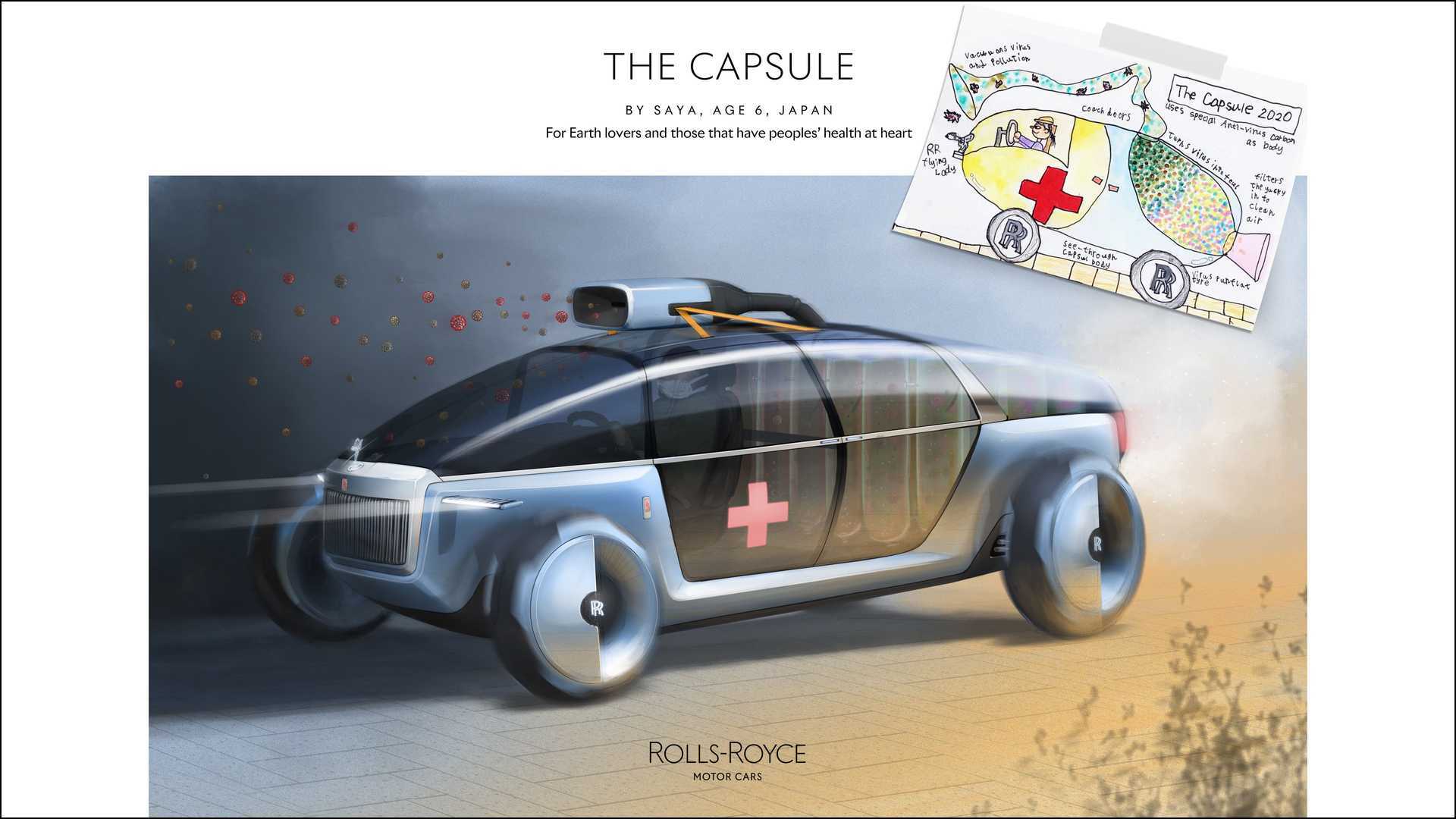 Salah satu konsep render mobil futuristik dari Rolls-Royce (photo/Rolls-Royce) Salah satu konsep render mobil futuristik dari Rolls-Royce