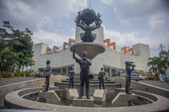 Museum Penerangan di Taman Mini Indonesia Indah (TMII) sepi dari aktivitas wisatawan, Jakarta, Selasa (13/10/2020). ANTARA FOTO/Aprillio Akbar Museum Penerangan di Taman Mini Indonesia Indah (TMII) sepi dari aktivitas wisatawan, Jakarta, Selasa (13/10/2020). ANTARA FOTO/Aprillio Akbar
