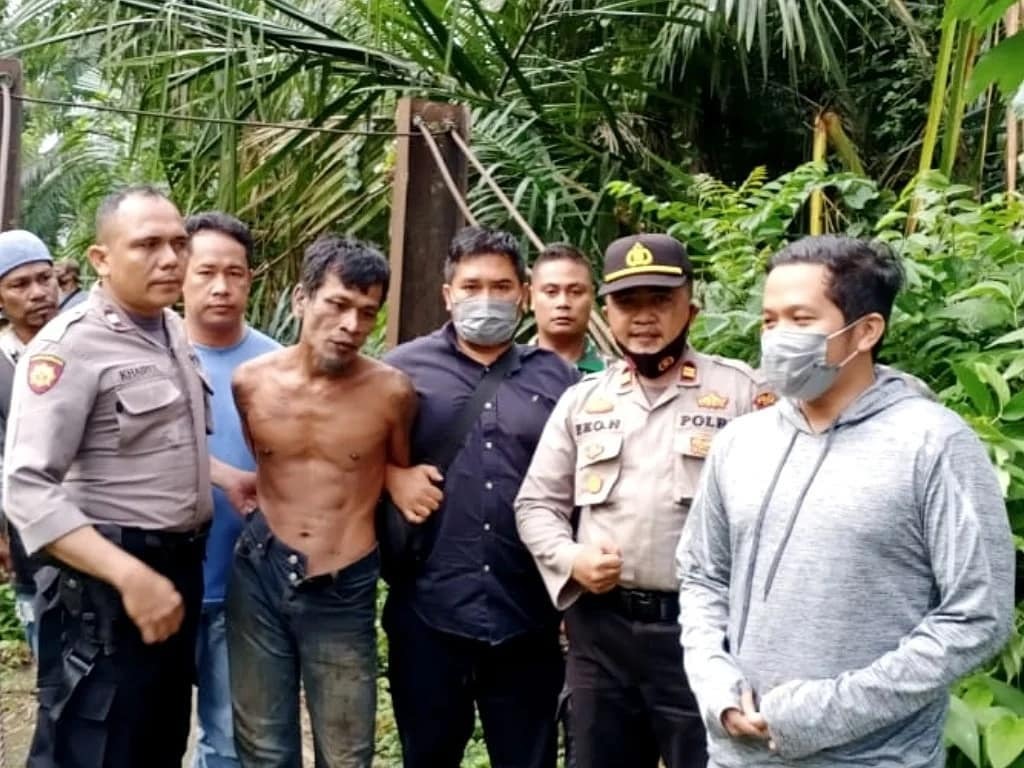 Pelaku pembunuhan bocah dan pemerkosa ibu ditangkap polisi (Instagram/kabaraceh) Pelaku pembunuhan bocah dan pemerkosa ibu ditangkap polisi