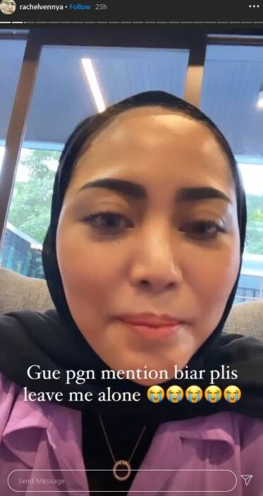Insta Story Rachel Vennya. (Instagram/@rachelvennya) Rachel Vennya