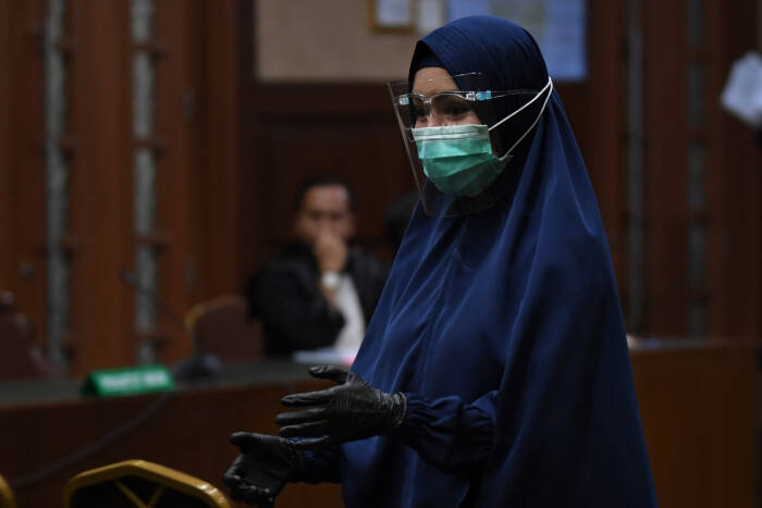 Jaksa Pinangki dalam persidangan di Pengadilan Tipikor. (ANTARA) Jaksa Pinangki dalam persidangan di Pengadilan Tipikor. (ANTARA)