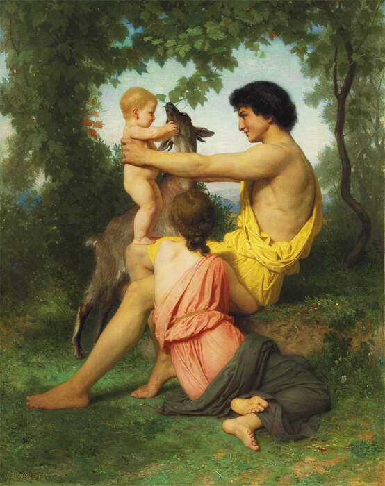 Ilustrasi Paris, Oenone dan anak mereka Corythus. (blog.amaliacarosella) Ilustrasi Paris, Oenone dan anak mereka Corythus.