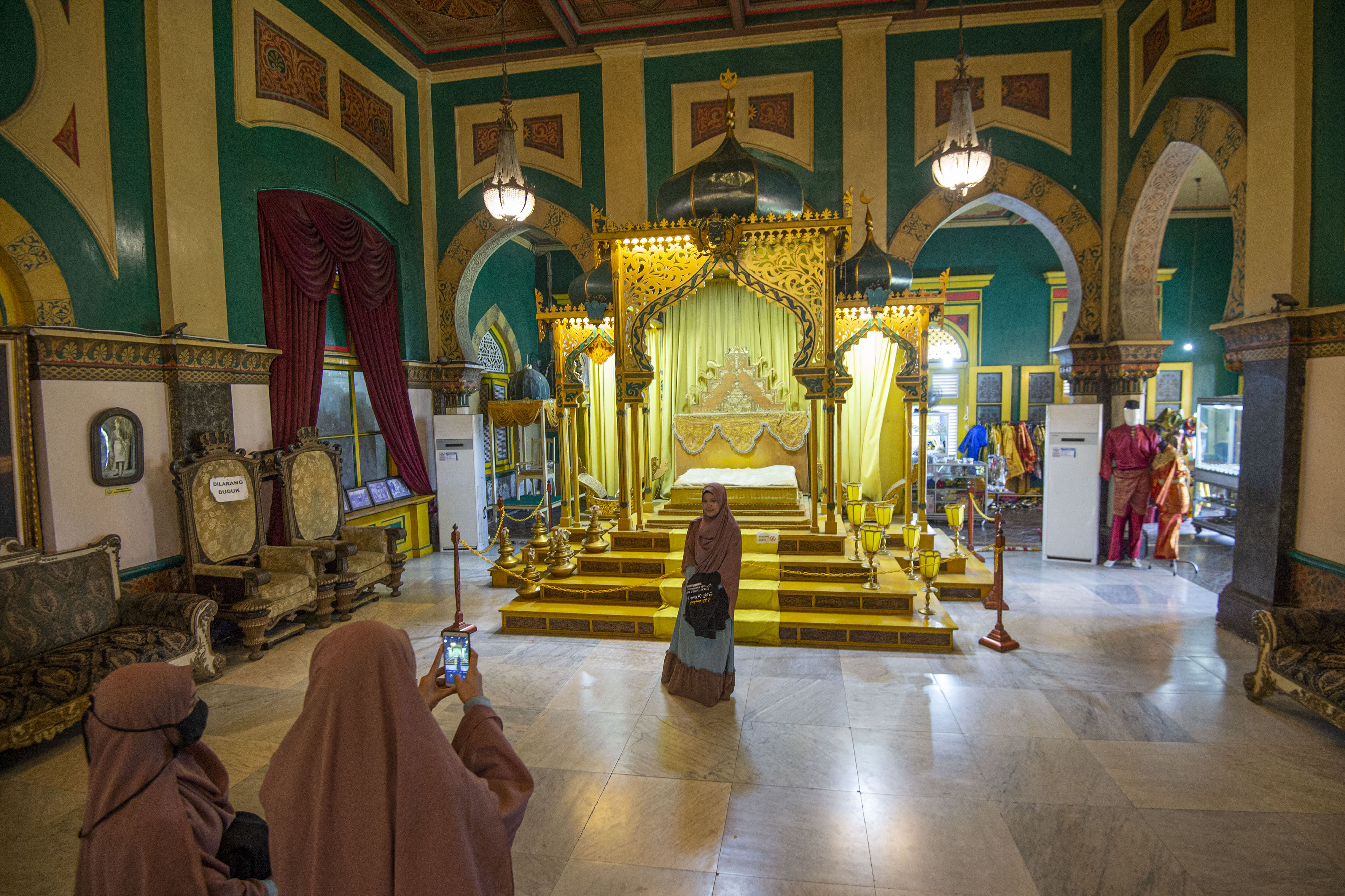 ANTARA FOTO/Aditya Pradana Putra istana maimun medan