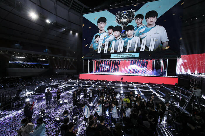 Stage League of Legends Worlds 2020 di Shanghai, Tiongkok (photo/Riot Games/Zhang Lintaol) Stage League of Legends Worlds 2020 di Shanghai, Tiongkok