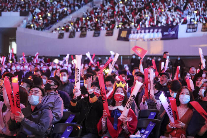 Penonton League of Legends Worlds 2020 di Shanghai, Tiongkok (photo/Riot Games/David Lee) Penonton League of Legends Worlds 2020 di Shanghai, Tiongkok