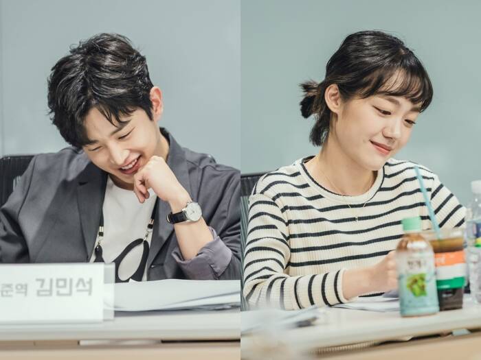 Kim Min Seok dan Ju Yeon. (Soompi) Kim Min Seok dan Ju Yeon.