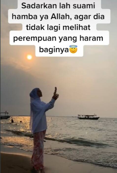 Screenshoot istri yang berdoa untuk suami. (Tiktok) Screenshoot istri yang berdoa untuk suami. (Tiktok)