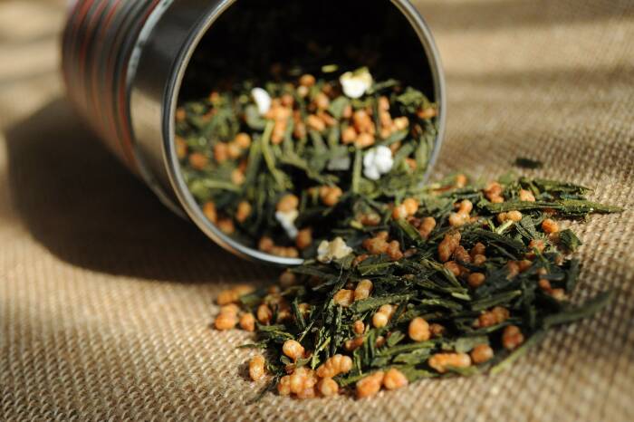 Teh Genmaicha, (Flickr/Frédérique Voisin-Demery) Teh Genmaicha