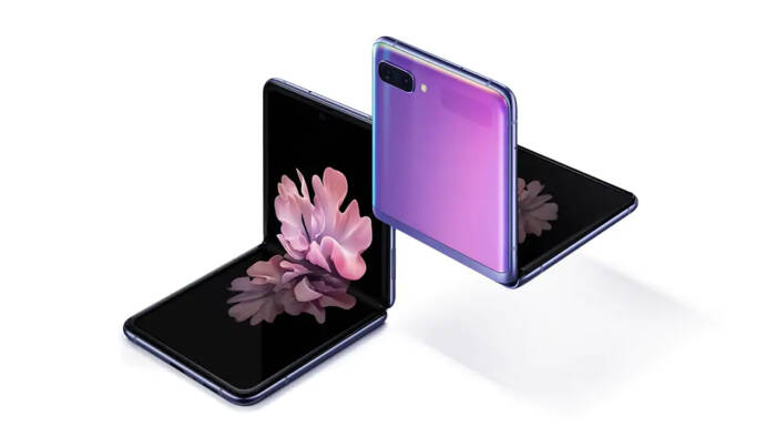 Tampilan smartphone lipat Samsung Galaxy Z Flip (photo/Samsung) Tampilan smartphone lipat Samsung Galaxy Z Flip