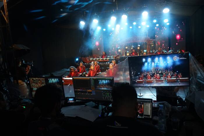 ANTARA FOTO/Andreas Fitri Atmoko Group Gamelan Mben Surup tampil saat acara Yogyakarta Gamelan Festival 2020 di Yogyakarta
