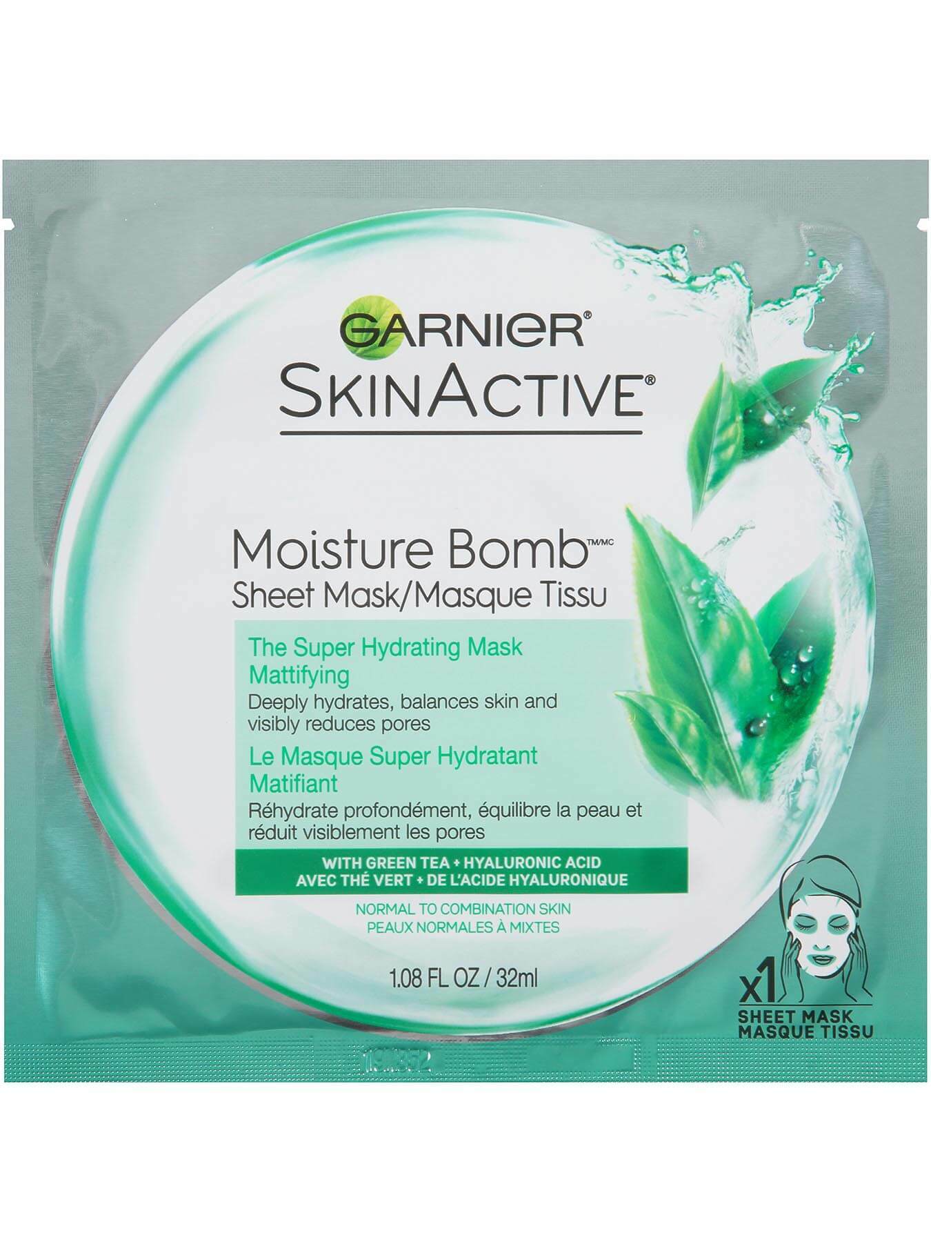 Garnier SkinActive Moisture Bomb Super Hydrating, Mattifying Mask (garnierusa.com) Garnier SkinActive Moisture Bomb Super Hydrating, Mattifying Mask