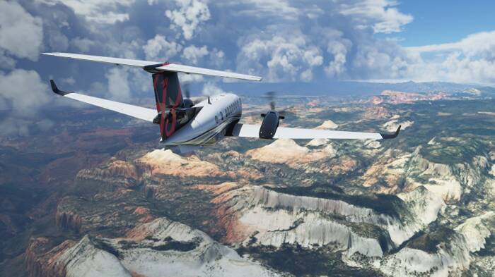 Tampilan gameplay dari game Microsoft Flight Simulator (photo/Microsoft/Asobo Studio) Tampilan gameplay dari game Microsoft Flight Simulator