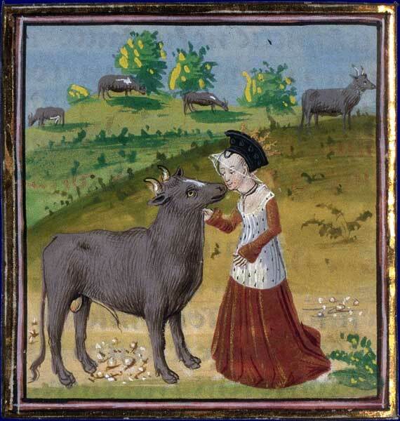 Ilustrasi Pasiphae dan Banteng Kreta. (Wikipedia.org) Ilustrasi Pasiphae dan Banteng Kreta.