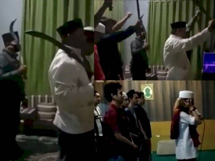 Cuplikan video viral azan berisi ajakan jihad. (Facebook) azan ajakan jihad, viral,