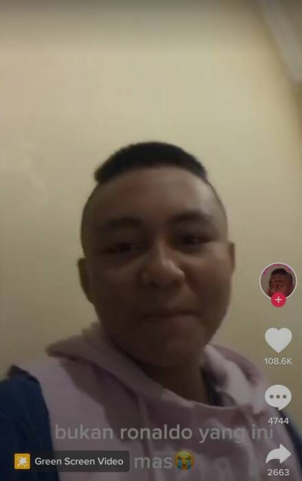 Tangkapan layar di awal video. (Photo/TikTok/@nopalsinging) tiktok