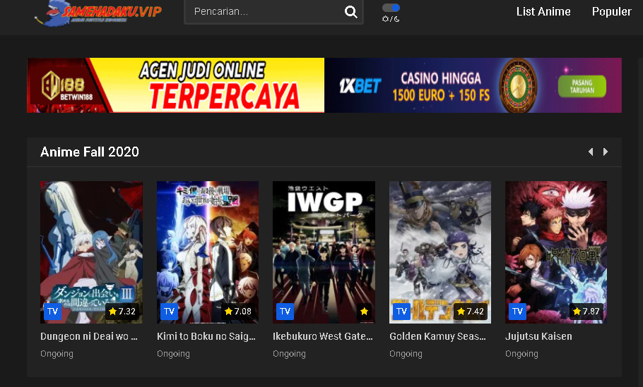 Photo/Screenshot/Samehadaku.vip Situs Nonton Streaming Anime
