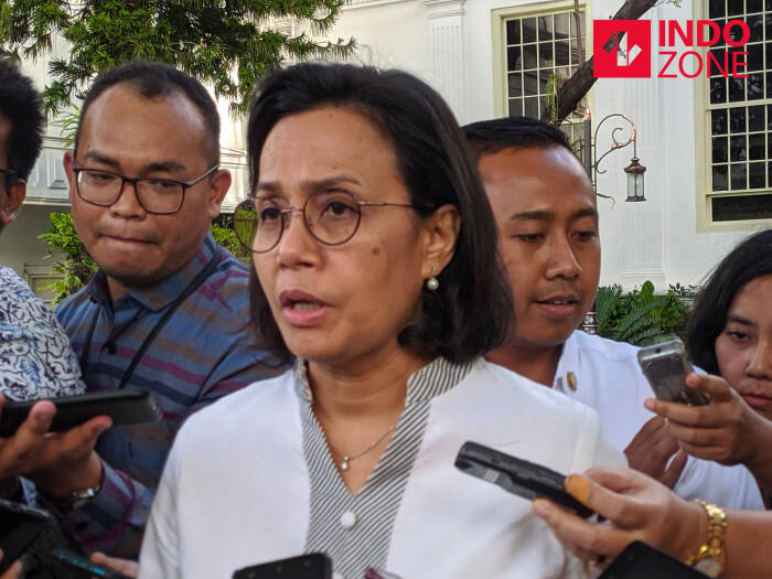 Menteri Keuangan RI Sri Mulyani di Komplek Istana Kepresidenan RI Jakarta. (INDOZONE) menteri keuangan, sri mulyani, pemulihan ekonomi,