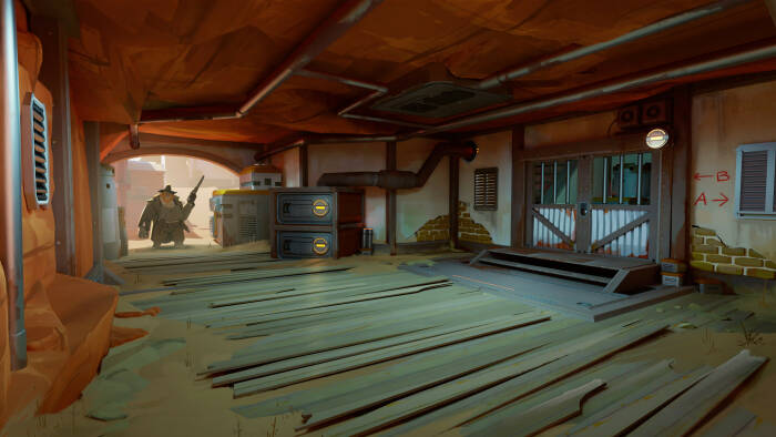 Map Dust 2 dari Counter-Strike dengan style Overwatch (photo/ArtStation/Michael Shinde) Map Dust 2 dari Counter-Strike dengan style Overwatch