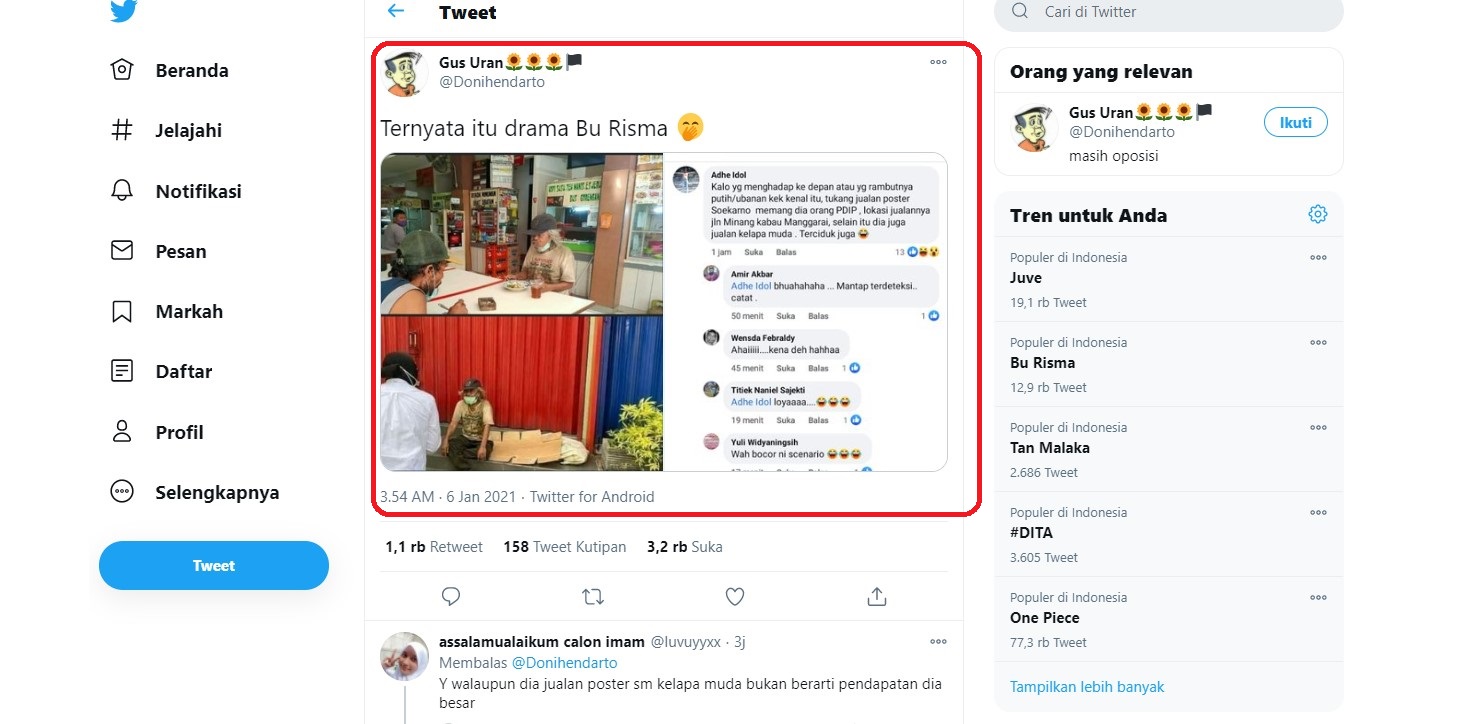 Netizen meramaikan