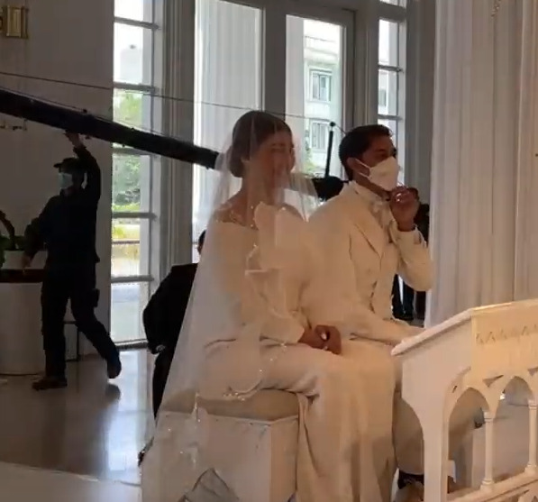 Pemberkatan Felicya Angelista dan Caesar Hito. (YouTube/Felicya Angellista) Felicya Angelista