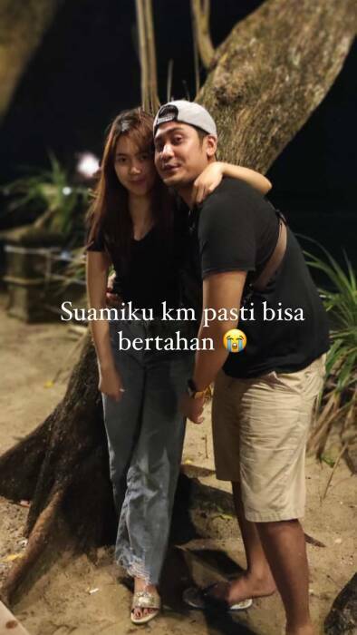 Unggahan story sang istri Ocky Bisma. (Photo/Intagram/@aldharefa) Unggahan story sang istri Ocky Bisma. (Photo/Intagram/@aldharefa)