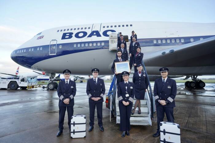 British Airways jual koper unik dari bahan pesawat Boeing. (simpleflying.com) British Airways