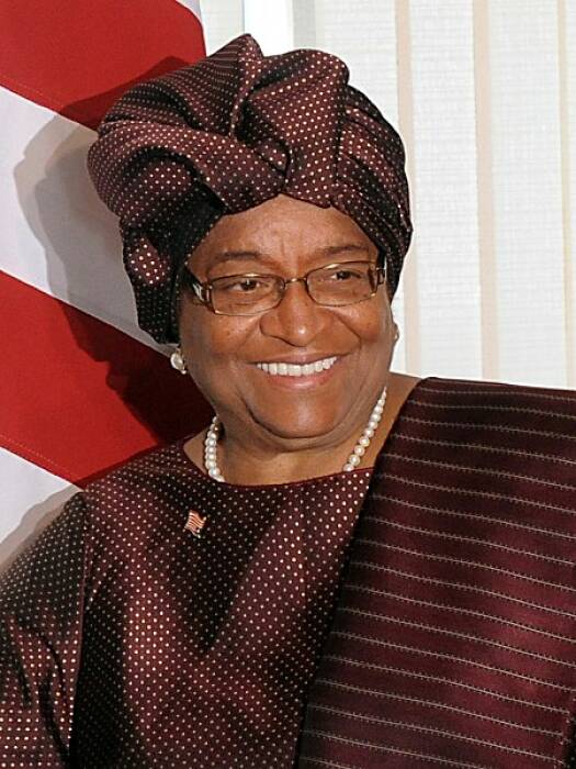Presiden Liberia wanita Ellen Johnson Sirleaf. (Wikipedia). Presiden Liberia wanita Ellen Johnson Sirleaf.