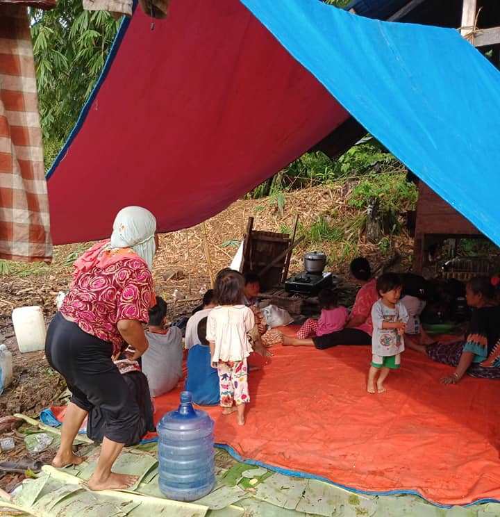 Situasi pengungsian di Mamuju. (Ist) Situasi pengungsian di Mamuju. (Ist)
