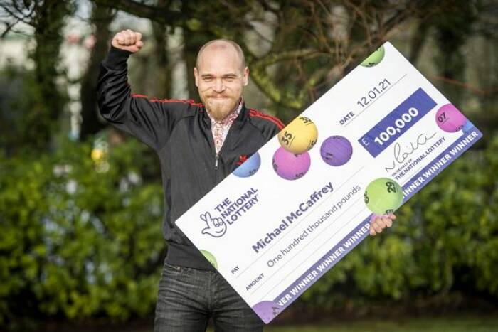 Michael McCaffrey. (Photo/Daily Star) menang lotre