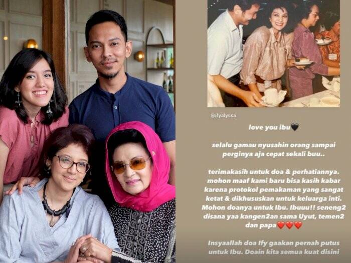 Farida Pasha saat bersama keluarganya. Farida Pasha saat bersama keluarganya.