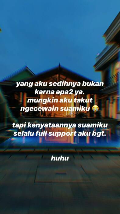 Unggahan story. (Photo/Instagram/@nathalieholscher) story