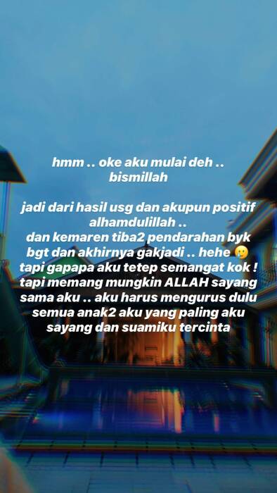 Unggahan story. (Photo/Instagram/@nathalieholscher) story