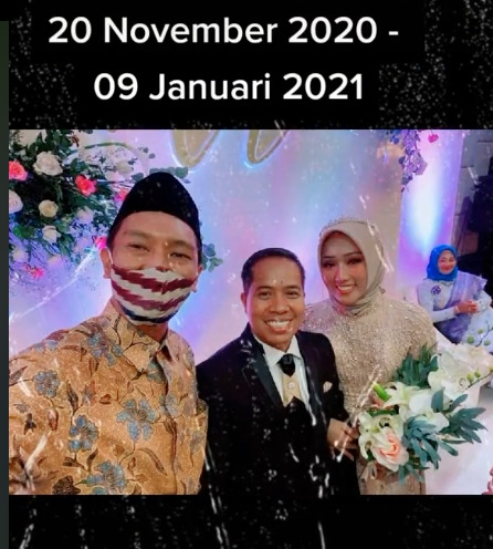 Pasangan pengantin baru korban jatuhnya pesawat Sriwijaya Air (Tiktok) sriwijaya air, penumpang sriwijaya air, korban sriwijaya air