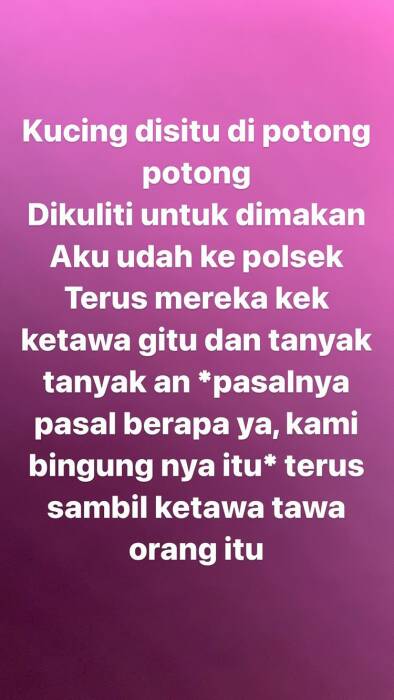 Ungkapan isi hati Sonia di InstaStory pribadinya. (Instagram/soniarizkikarai) Ungkapan isi hati Sonia di InstaStory pribadinya. (Instagram/soniarizkikarai)