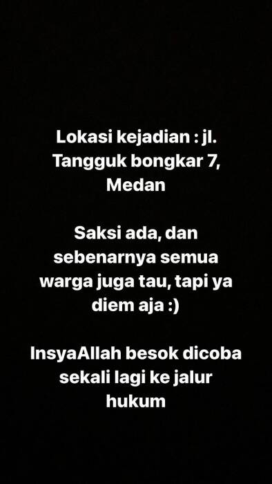 Ungkapan isi hati Sonia di InstaStory pribadinya. (Instagram/soniarizkikarai) Ungkapan isi hati Sonia di InstaStory pribadinya. (Instagram/soniarizkikarai)